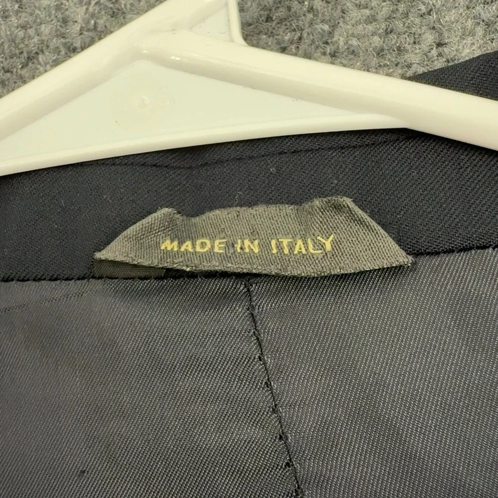 Banana Republic Blazer Mens 44R Navy Blue Wool Made in Italy Sport Coat Classic